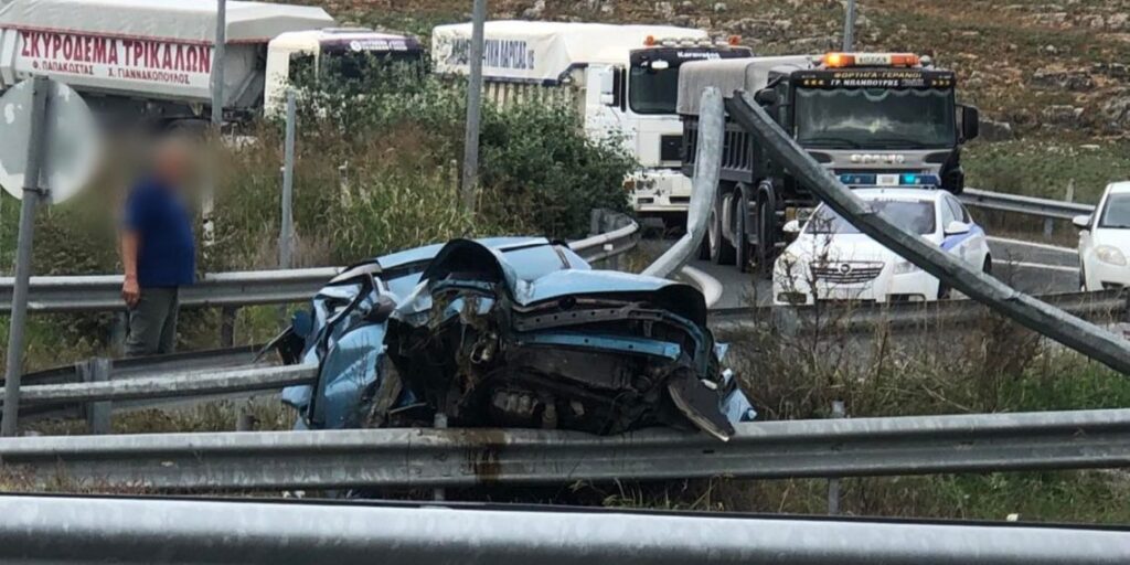 Τροχαίο με ένα νεκρό στο δρόμο Λάρισας - Τρικάλων